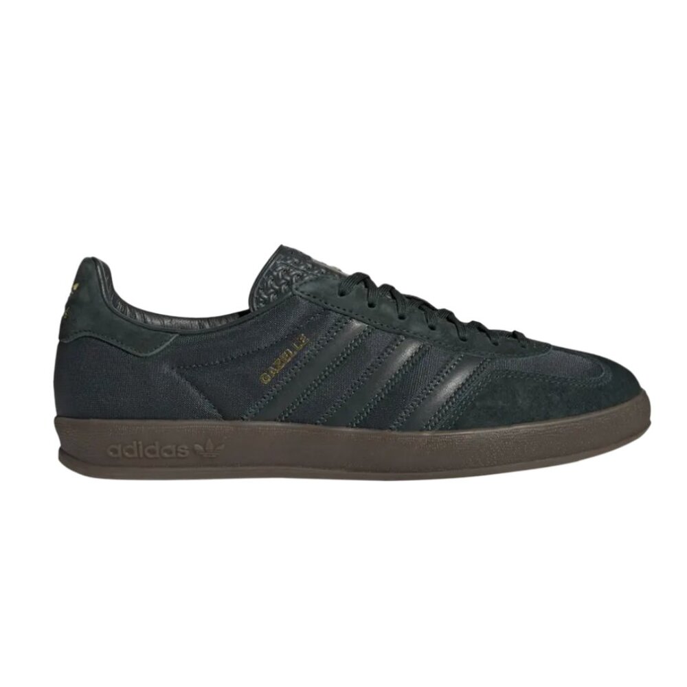 adidas Gazelle Indoor Sneakers in Shadow Green Gum